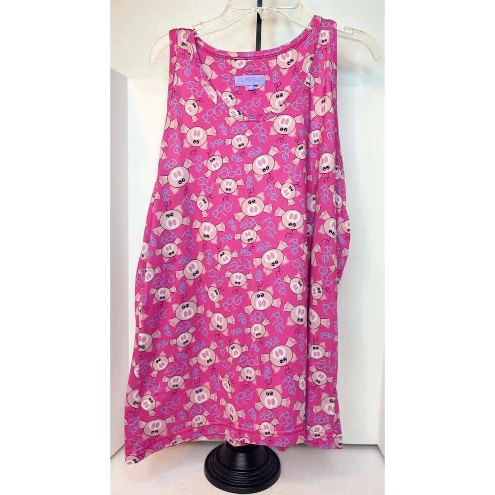 Pig Print Tank Top Shirt Size Woman’s Small?